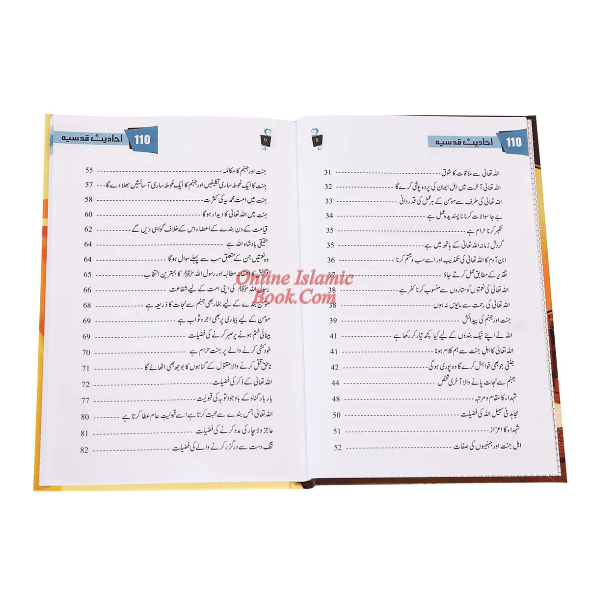 110 Ahadith Qudsi in Urdu Language
ISBN: 9786035001762