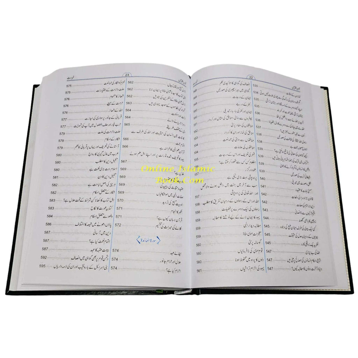 Taiseer-ul-Quran 4 Vol. Set Urdu hardcover Quran commentary by Mawlana Abdul Rahman Kailani