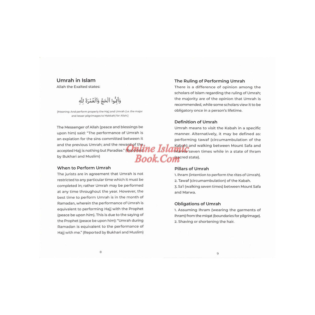 An Illustrated Step by Step Guide on How to Perform Hajj & Umrah ISBN: 9781915851734