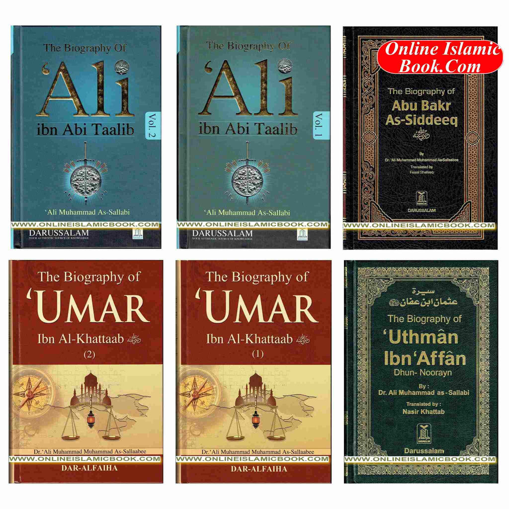 Biography Of Four Caliph Of Islam (Complete Set) By Dr. Ali Muhammad; Muhammad As-Sallaabee