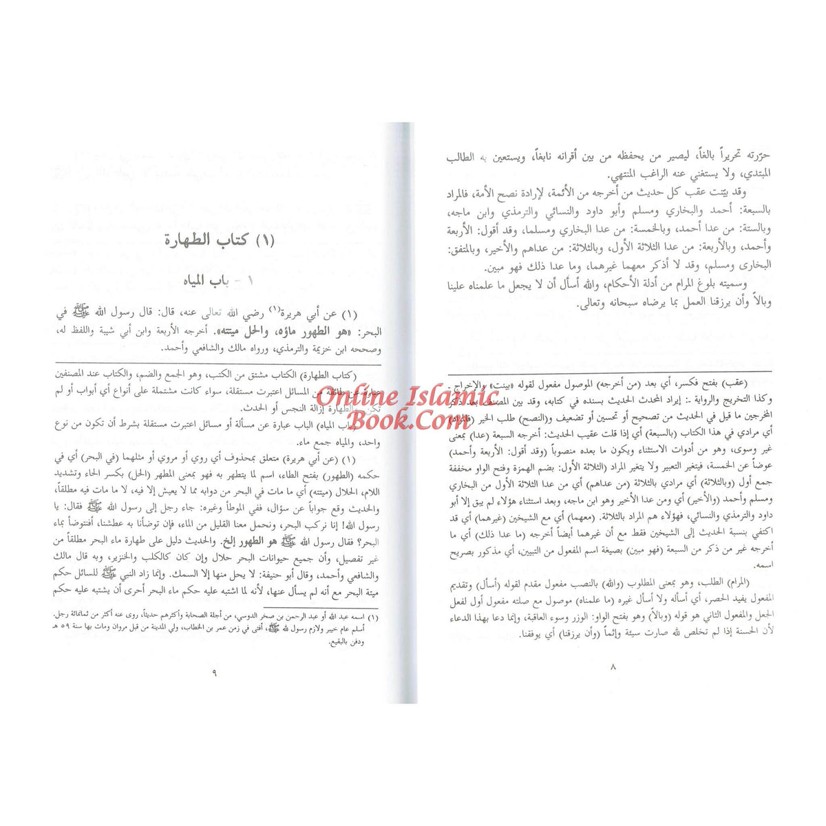 Bulugh Al-Maram (Arabic Language) By Hafiz Ibn Hajar Al-Asqalani