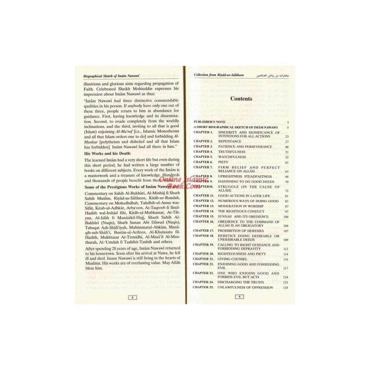 Collection From Riyad-us-Saliheen (Vinyl Bound) By Imam Nawawi