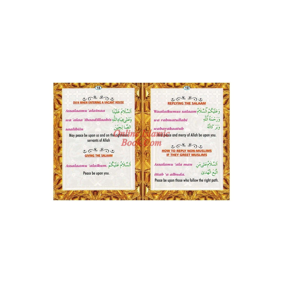 Daily and Occasional Dua’s by Mufti A. H. Eliasi
ISBN: 9788179471067