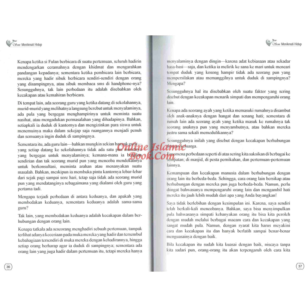 Enjoy Your Life (Indonesian) Seni Menikmati Hidup By Dr.Muhammed AbdurRahaman Al-Arifi