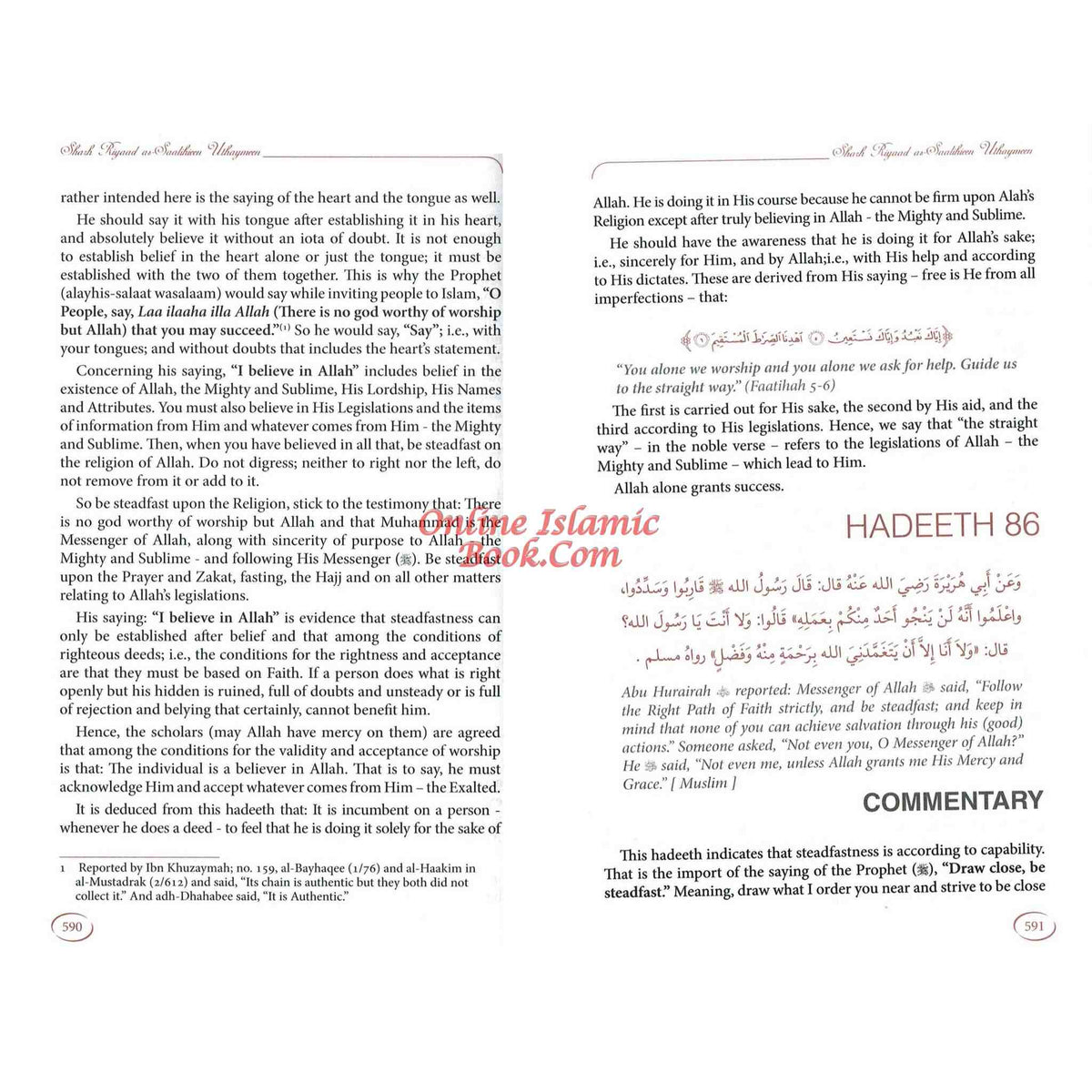 Explanation of Riyadus-Saliheen Vol 1 & 2, Sharh Riyad-us-Saliheen By Sheikh Muhammad Bin Salih Al-Uthaymeen ISBN: 9786035003780
