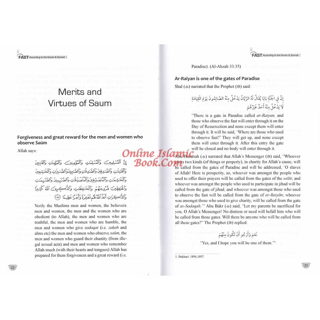 Fast According to Quran; Sunnah By Professor Muhammad Zulfiqar
ISBN: 9786035001618