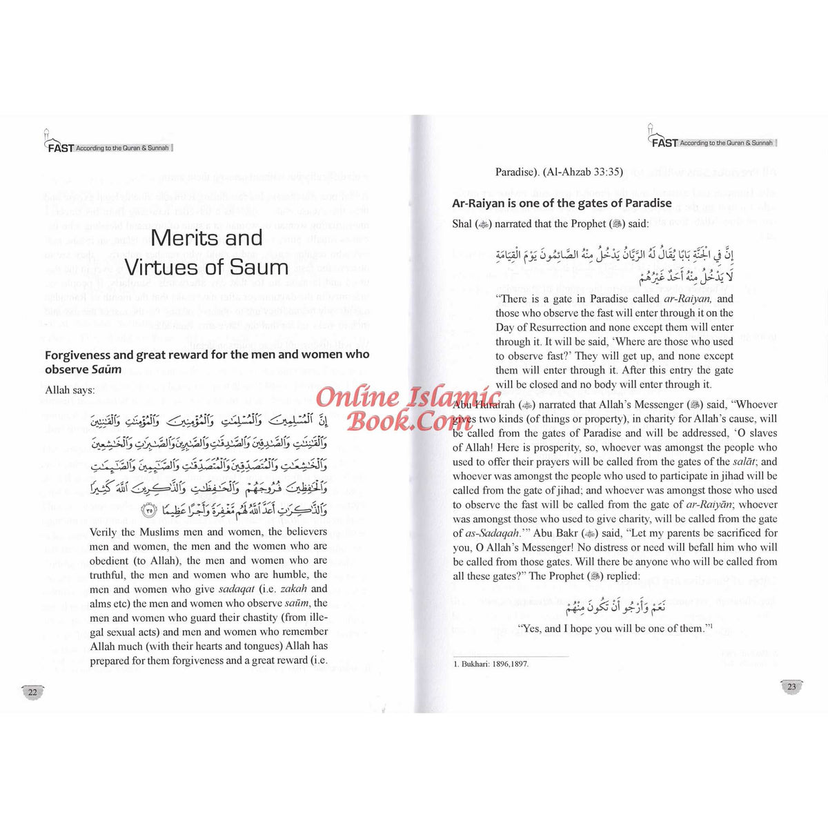 Fast According to Quran; Sunnah By Professor Muhammad Zulfiqar
ISBN: 9786035001618