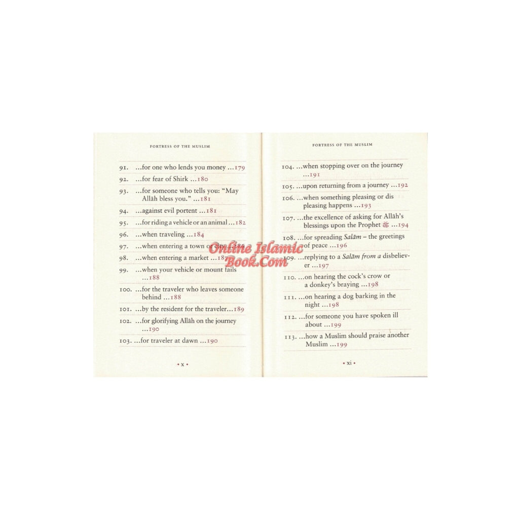 Fortress Of The Muslim,Pocket Size,Dua supplications from the Quran and Sunnah
ISBN: 9781910015179