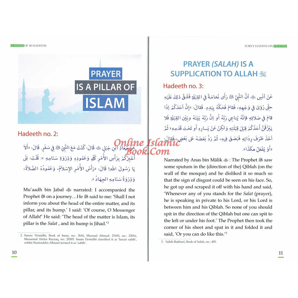 Forty Hadith On Prayer By Abu Hamza Abdul Khaliq Siddiqui
ISBN: 9786035004336