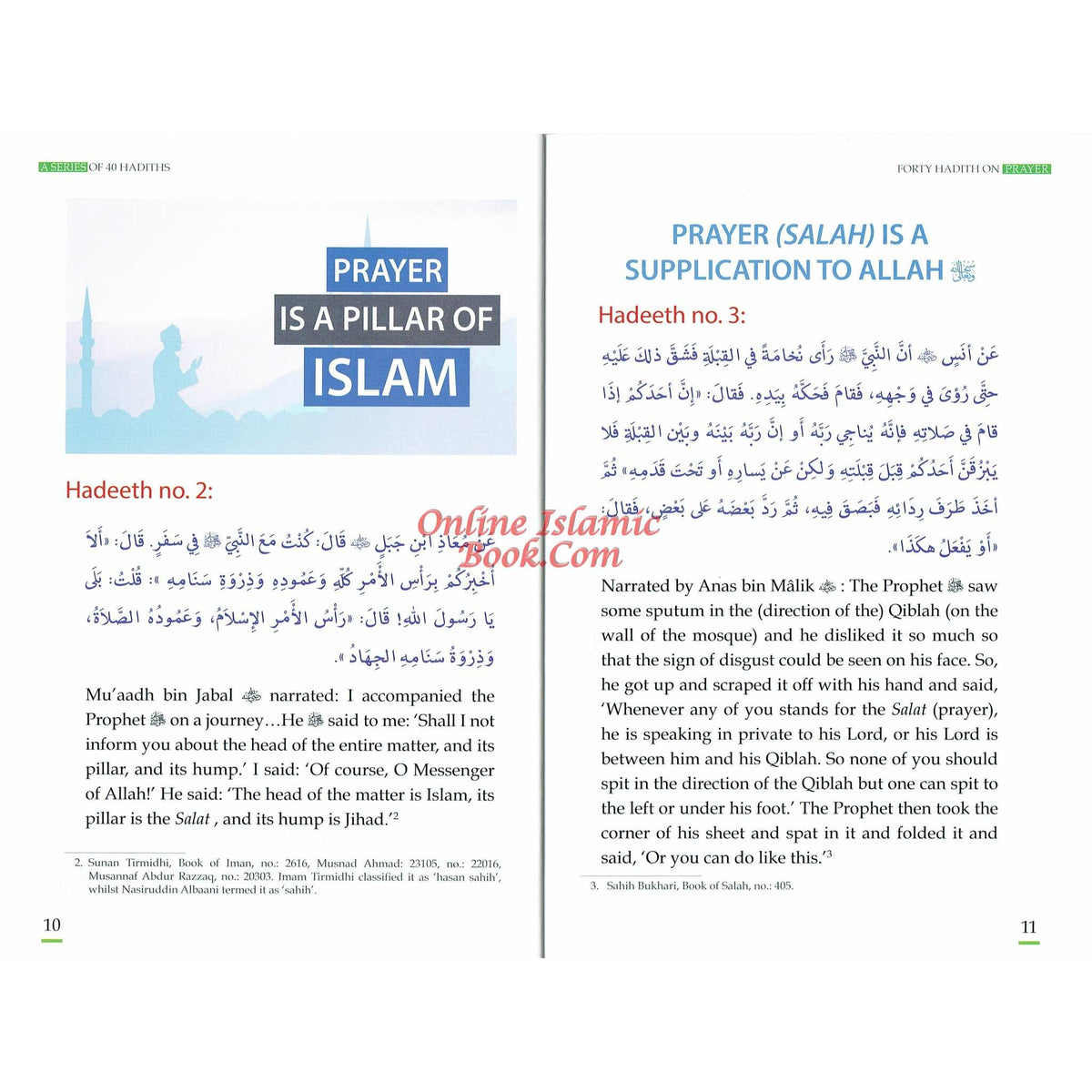 Forty Hadith On Prayer By Abu Hamza Abdul Khaliq Siddiqui
ISBN: 9786035004336
