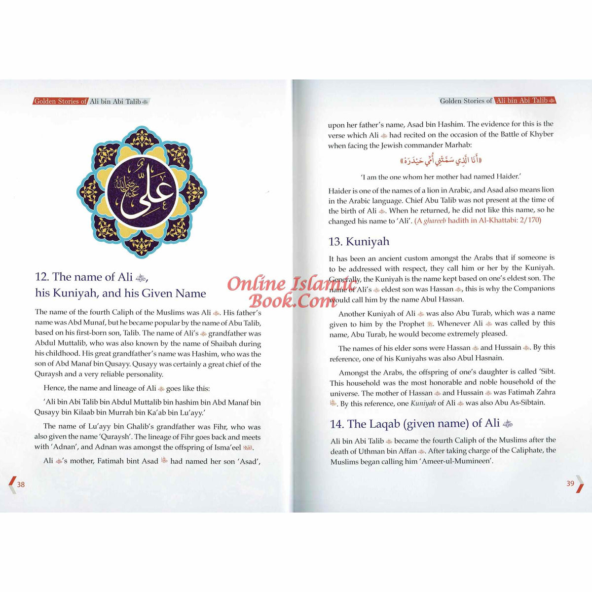 Golden Stories of Ali Bin Abi Talib By Abdul Malik Mujahid
ISBN: 9786039177265