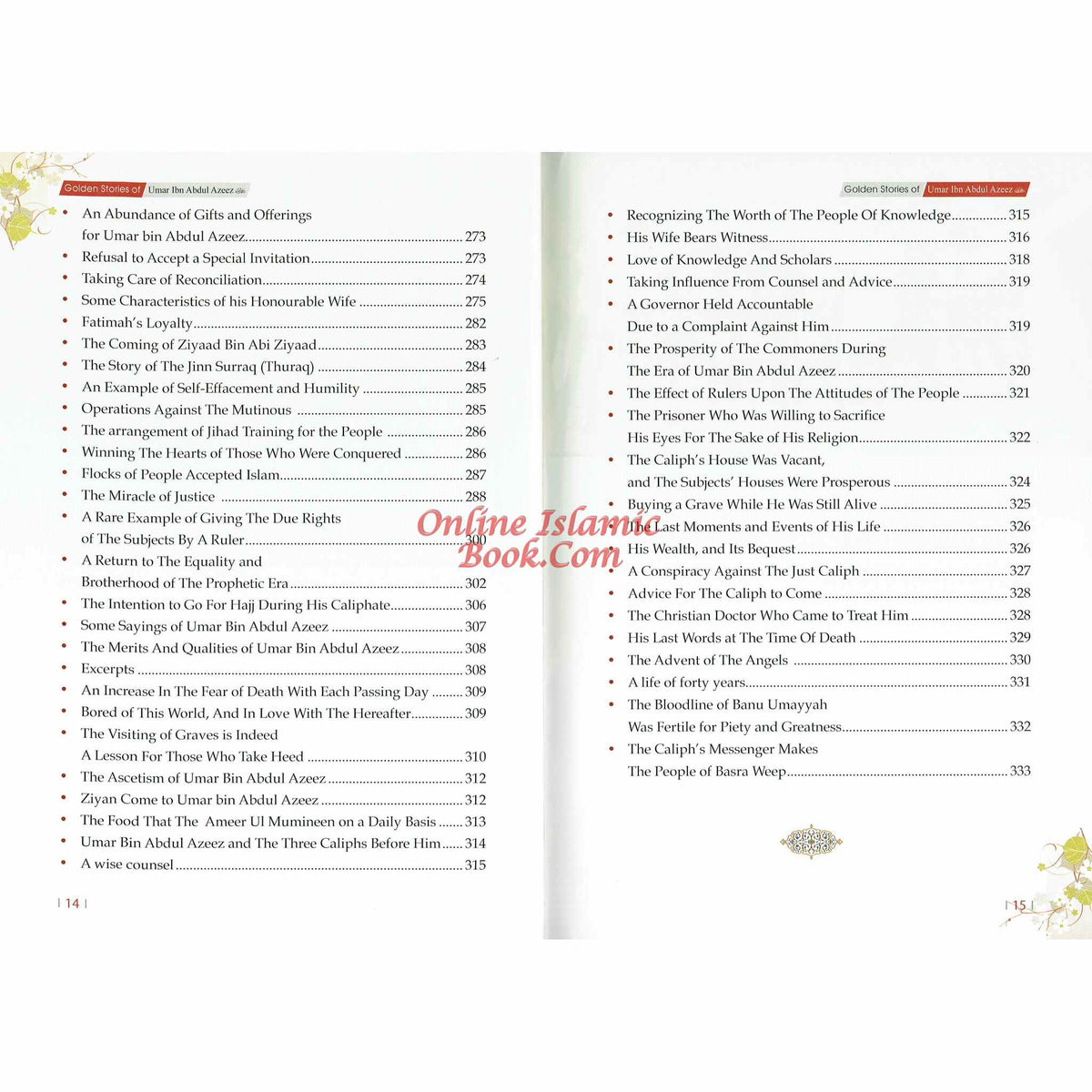 Golden Stories of Umar Ibn Abdul Aziz By Abdul Malik Mujahid
ISBN: 9786039150794