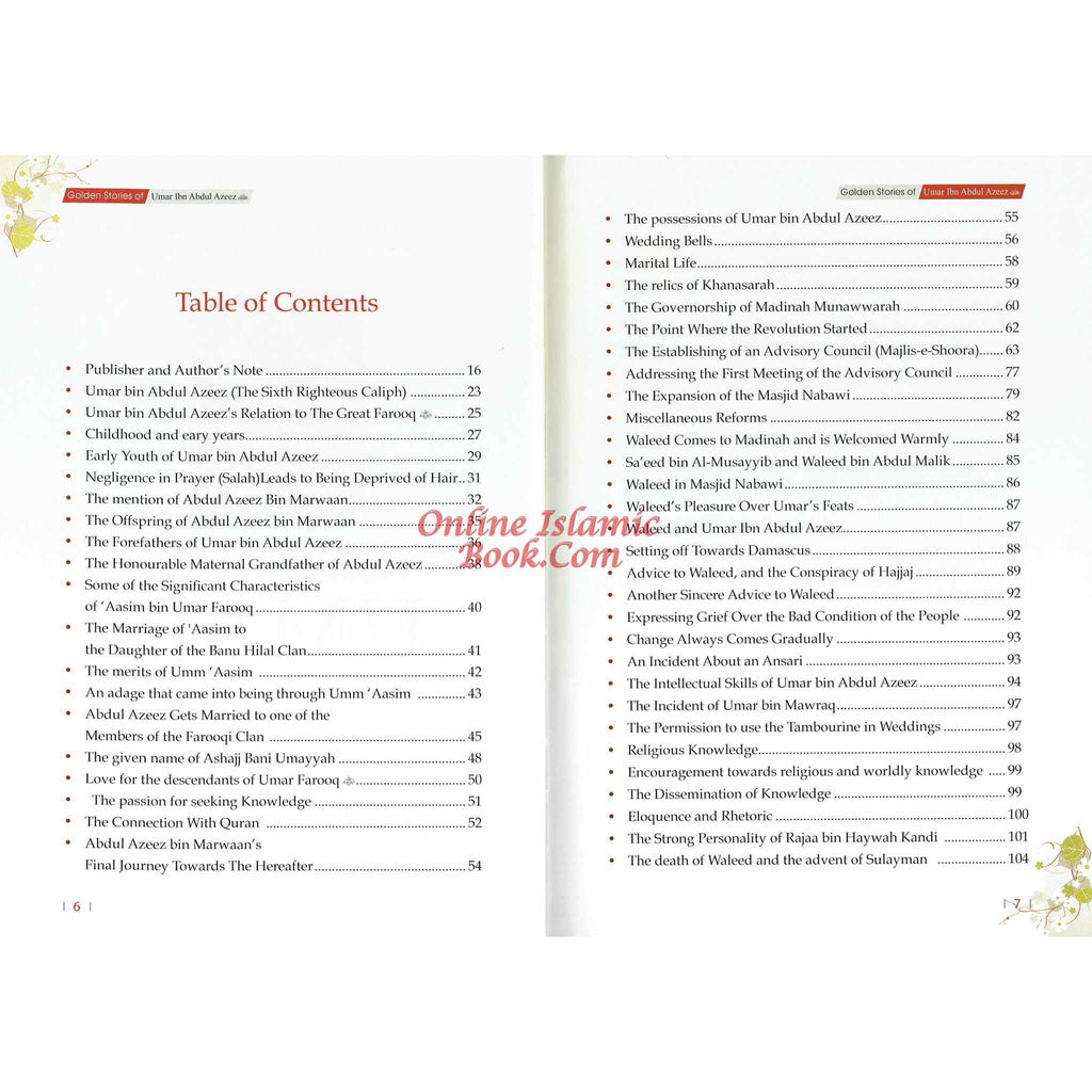 Golden Stories of Umar Ibn Abdul Aziz By Abdul Malik Mujahid
ISBN: 9786039150794