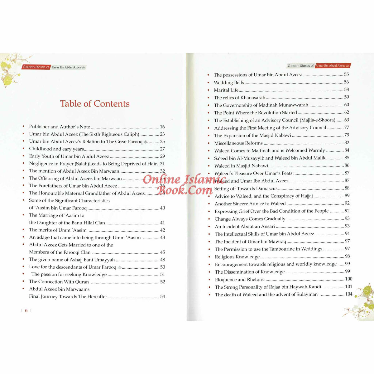 Golden Stories of Umar Ibn Abdul Aziz By Abdul Malik Mujahid
ISBN: 9786039150794
