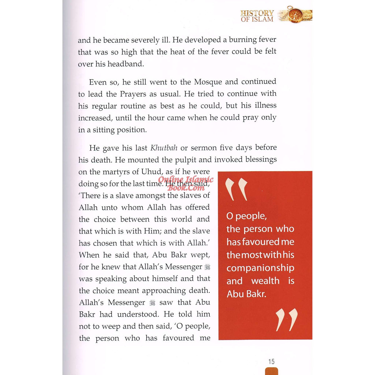 History Of Islam A Reader Series Abu Bakr as Siddique By Molvi Abdul Aziz
ISBN: 9786035000789