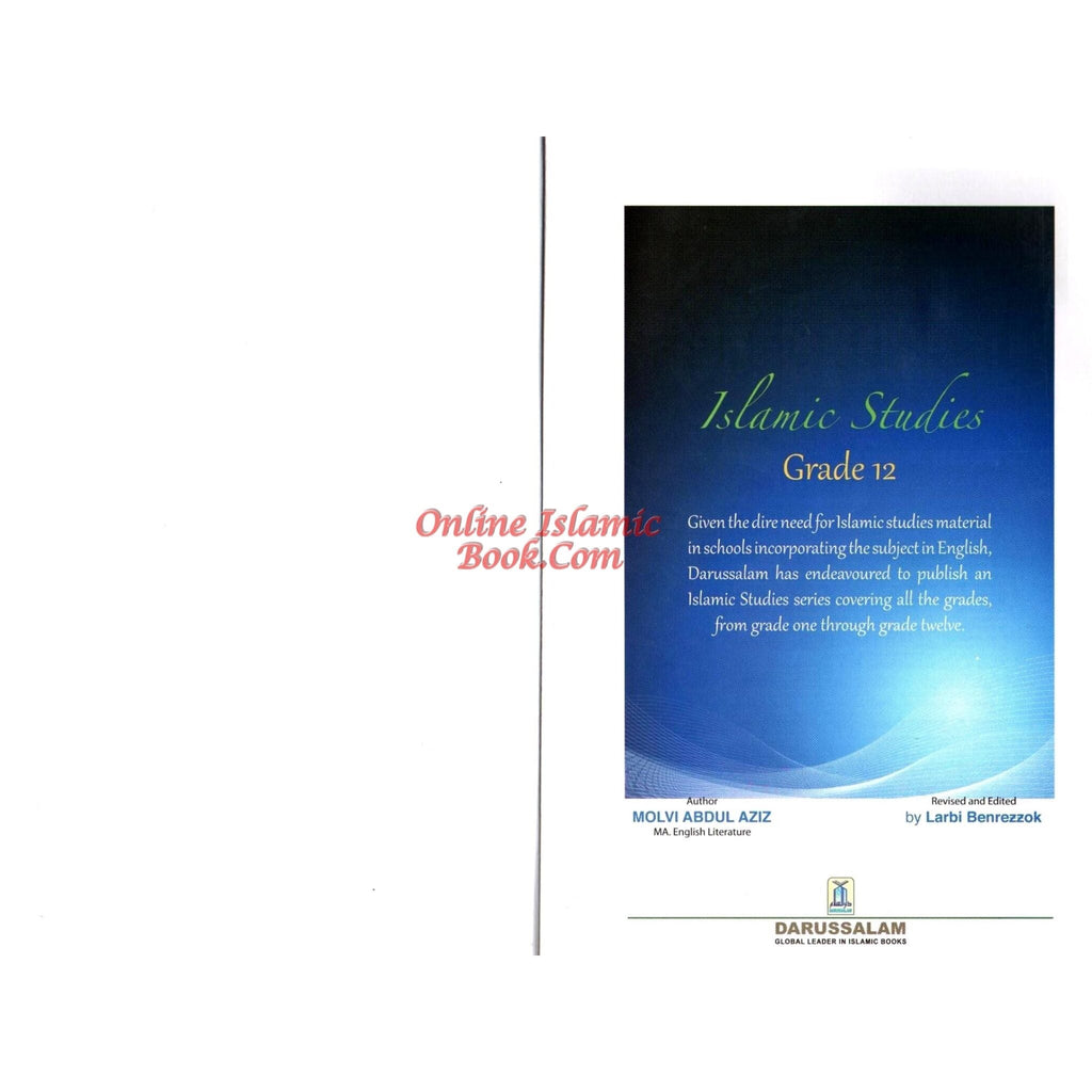 Islamic Studies Grade 12 By Maulvi Abdul Aziz Darussalam Publications
ISBN: 9786035000864