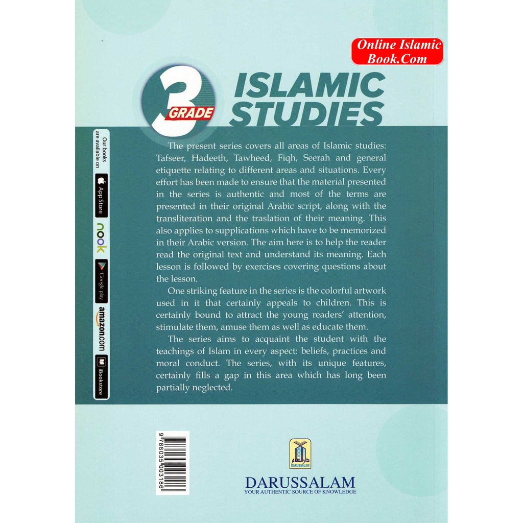 Islamic Studies Grade 3 By Maulvi Abdul Aziz Darussalam Publications
ISBN: 9786035003186