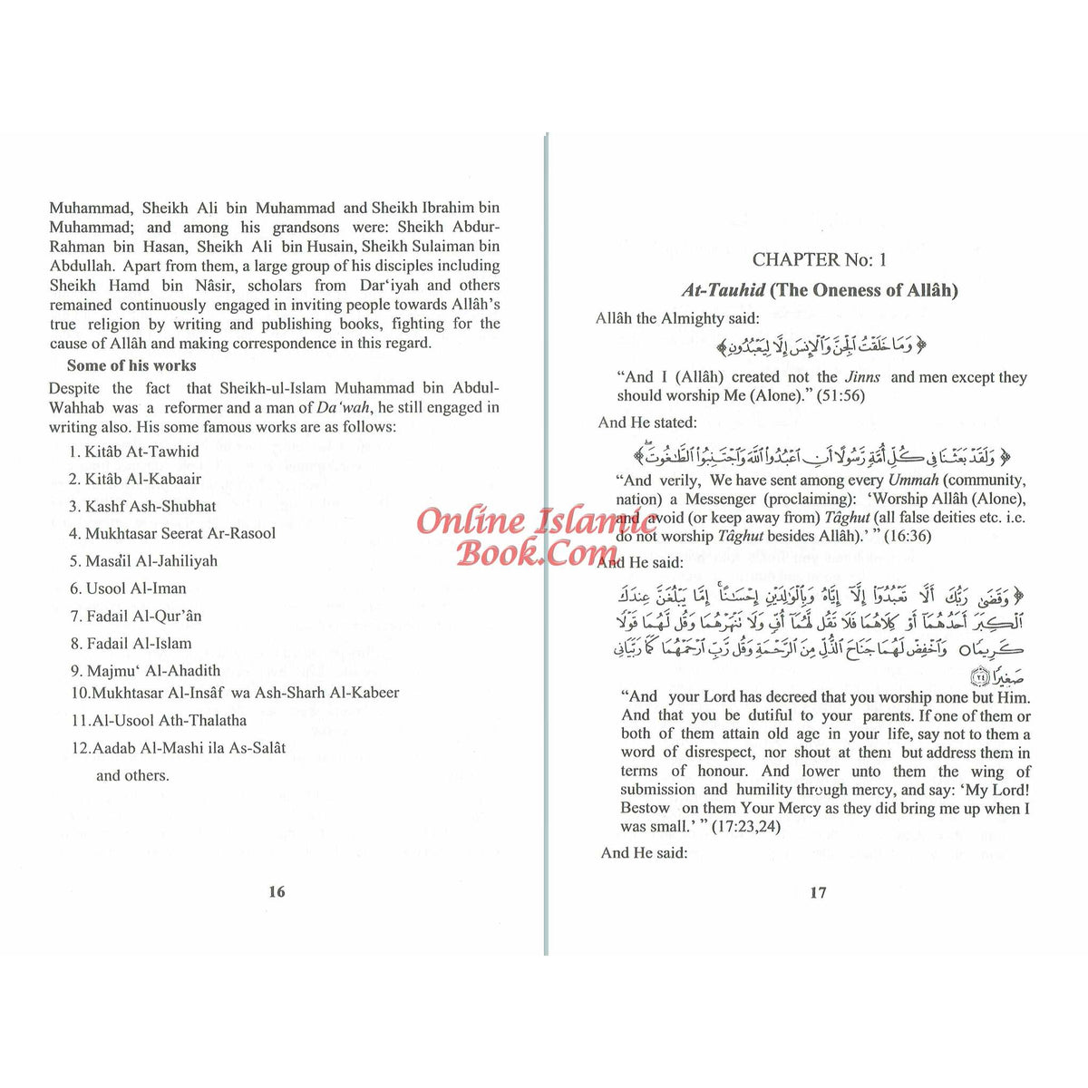 Kitab At-Tauhid By Muhammad bin Abdul Wahhab
ISBN: 9789960892383