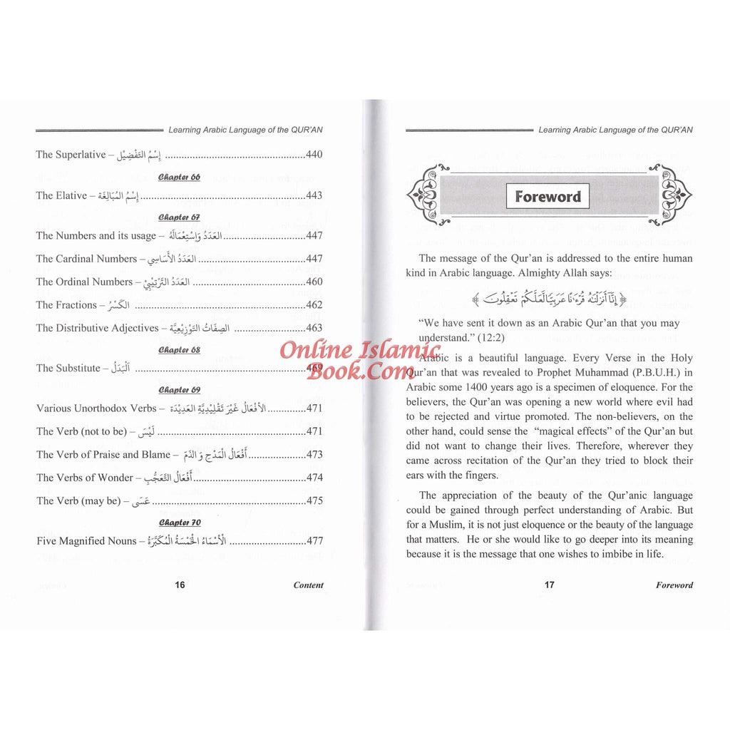 Learning Arabic Language of the Quran By Izzath Uroosa
ISBN: 9786035000659