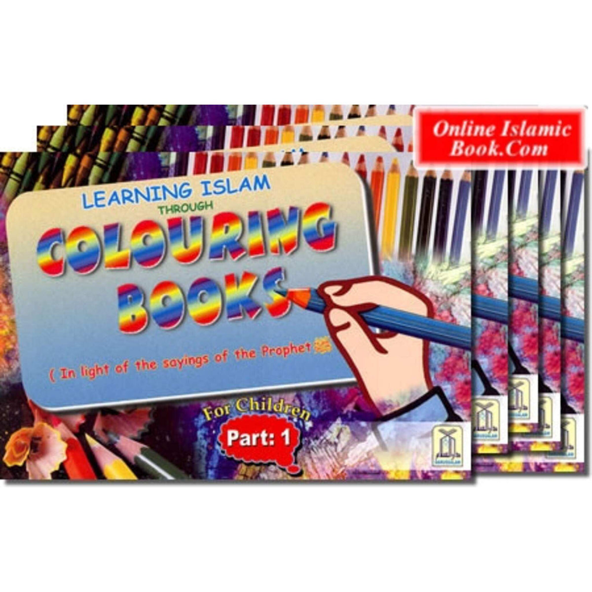 Learning Islam Through Coloring Books For Childrens (5 Books Set)