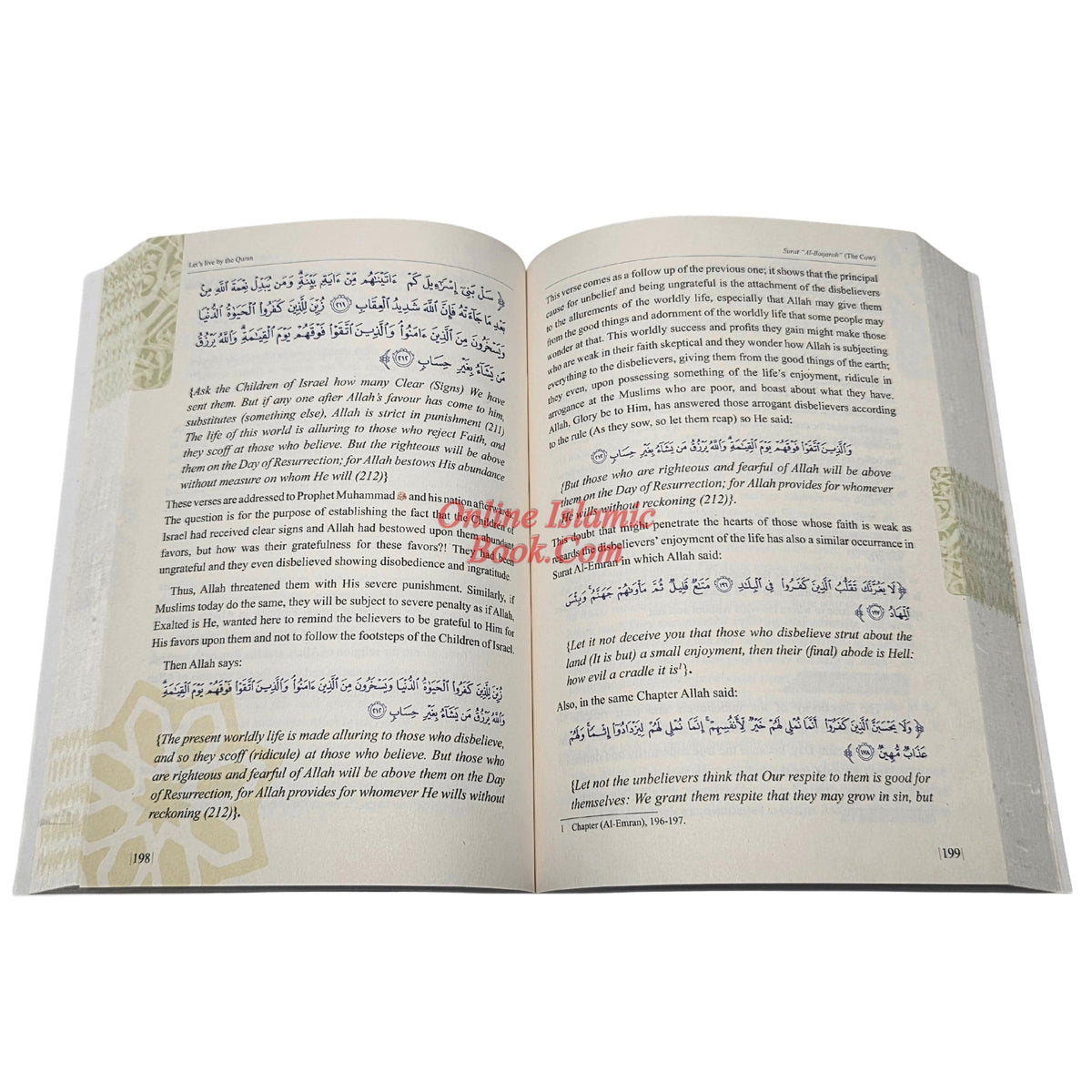 Let's Live by The Quran by Fatimah Omar Naseef
ISBN: 9786039196167