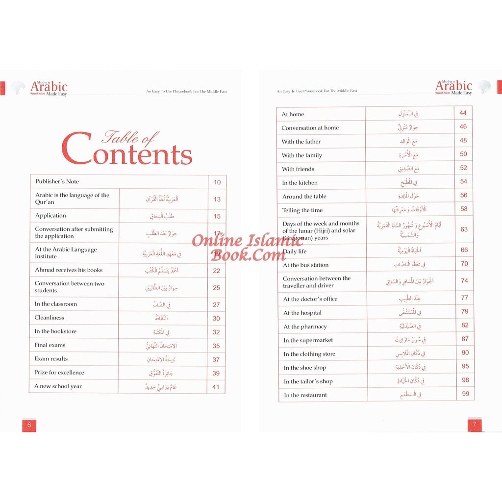Modern Arabic Made Easy : An Easy to Use Phrasebook for the Middle East