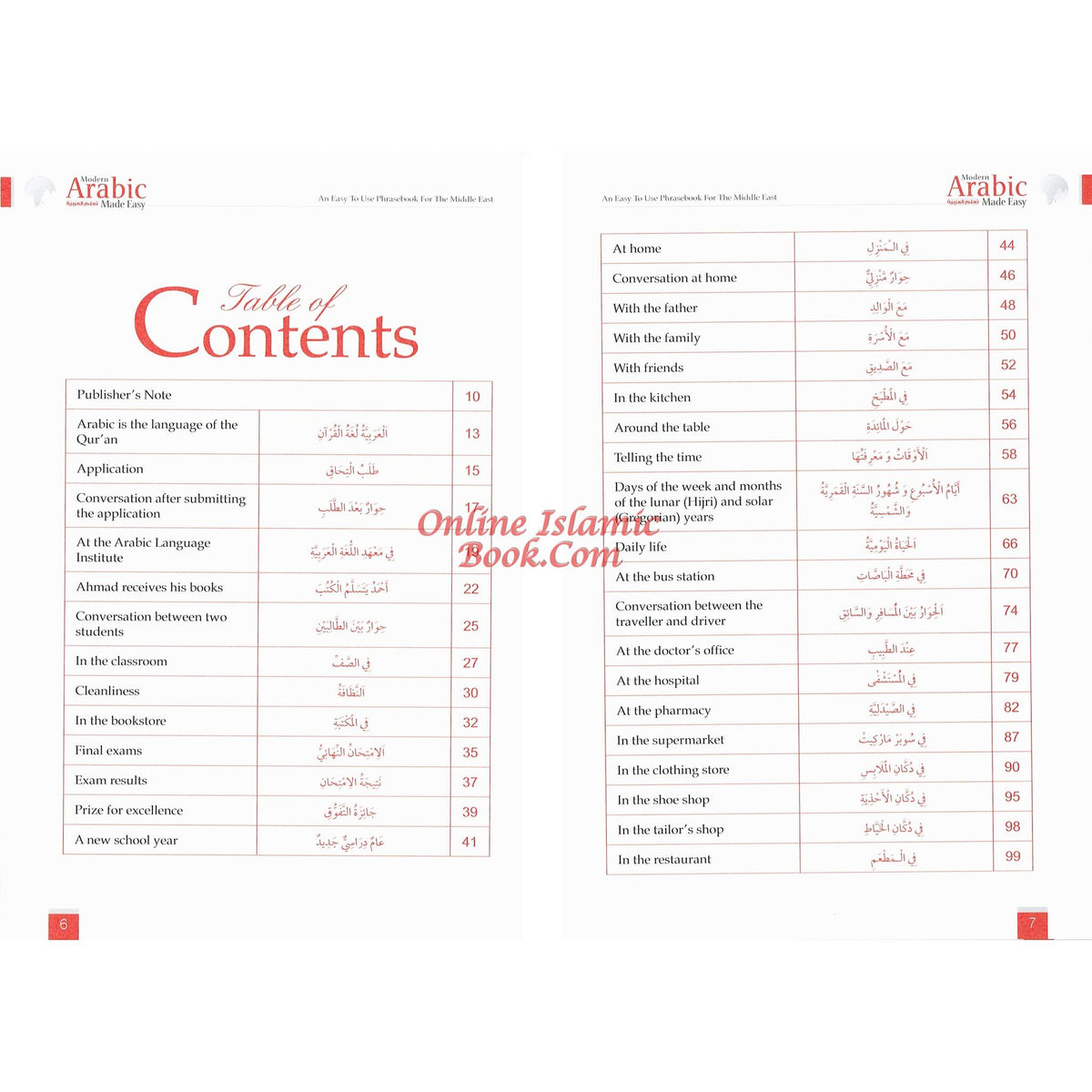 Modern Arabic Made Easy : An Easy to Use Phrasebook for the Middle East