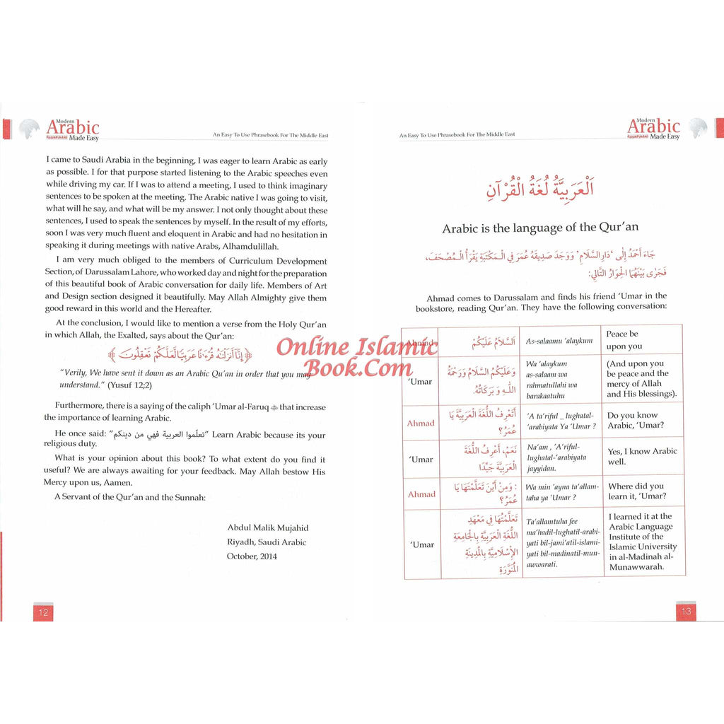 Modern Arabic Made Easy : An Easy to Use Phrasebook for the Middle East
