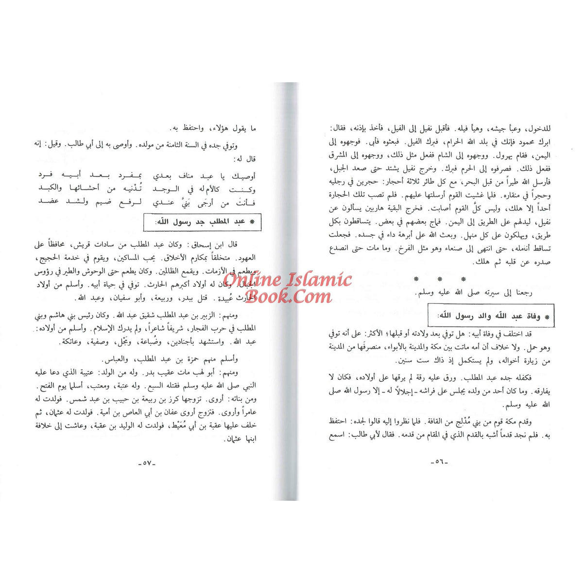Mukhtasar Seerat ur Rasool, (Arabic Language) By&Safi-ur-Rahman al-Mubarkpuri