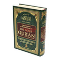 Noble Qur'an with Full Page Arabic English,Medium Size (8.7 x 6.0 x 1.7 inches) with Metal Corner (Hardcover)