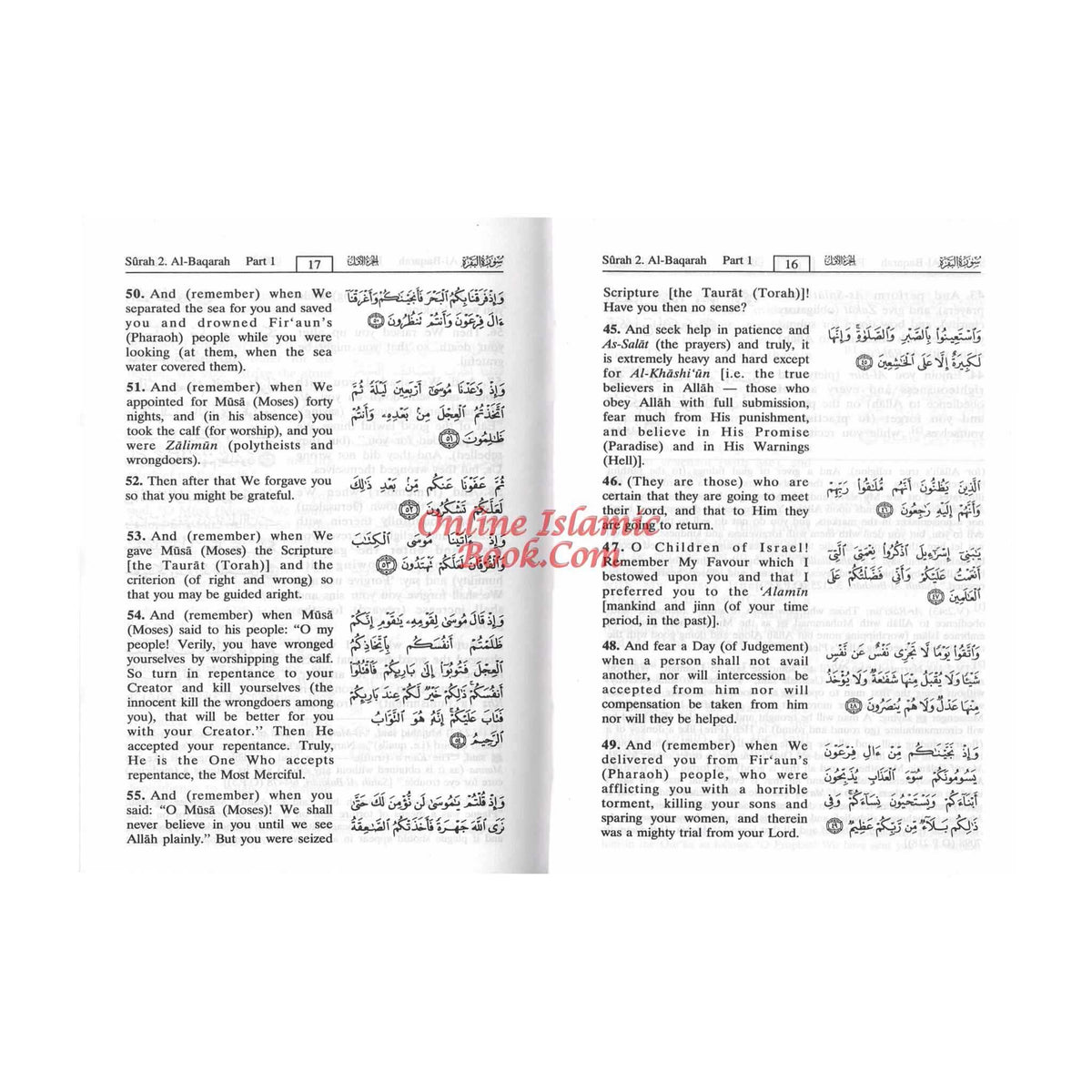 The Noble Quran Arabic and English Small size Hardcover ISBN: 9781591440048