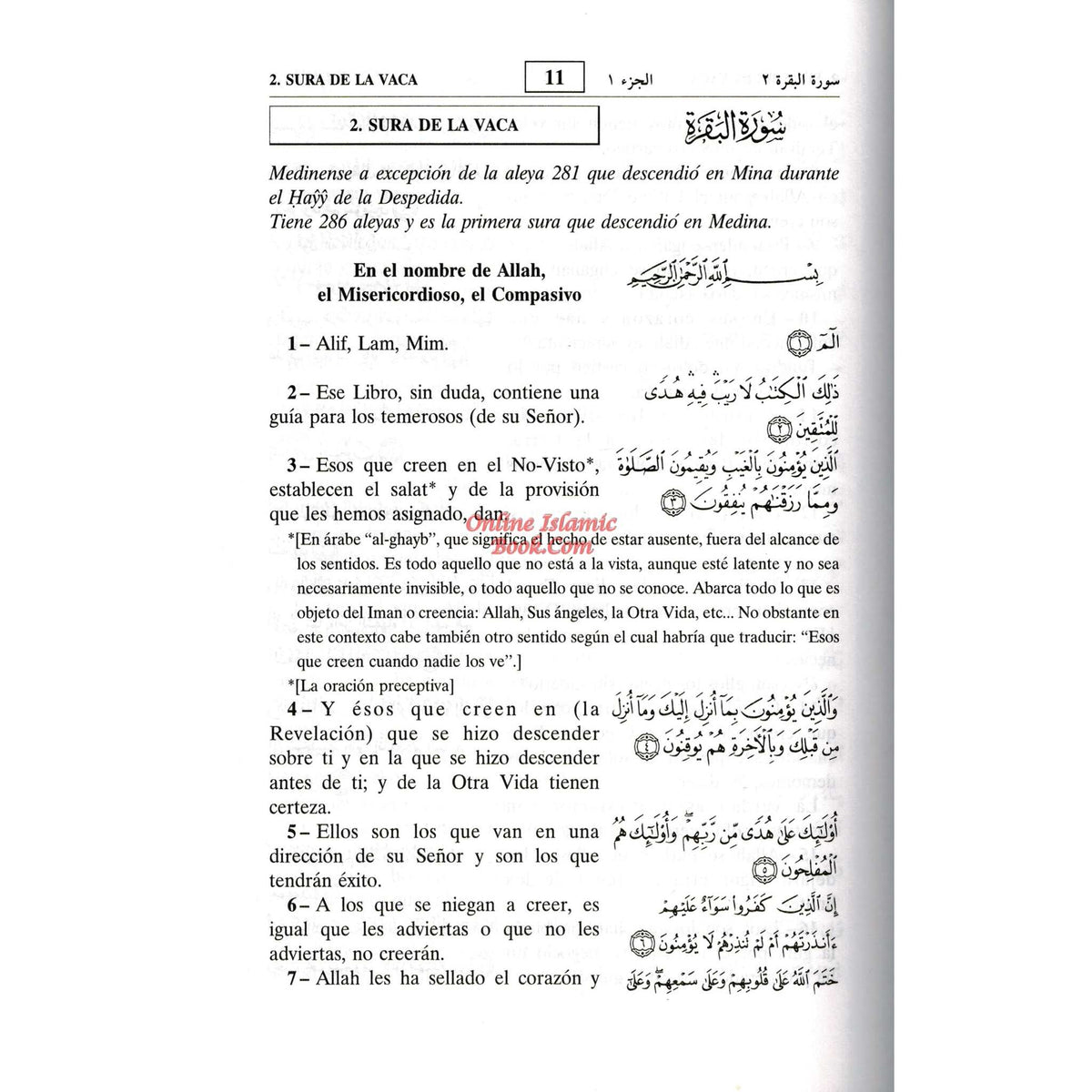Quran In Spanish Language Del Noble Coran Arabic To Spanish Translation By Abdel Ghani Melara Navio
