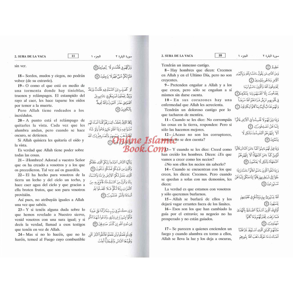 Quran In Spanish Language Del Noble Coran Arabic To Spanish Translation By Abdel Ghani Melara Navio
