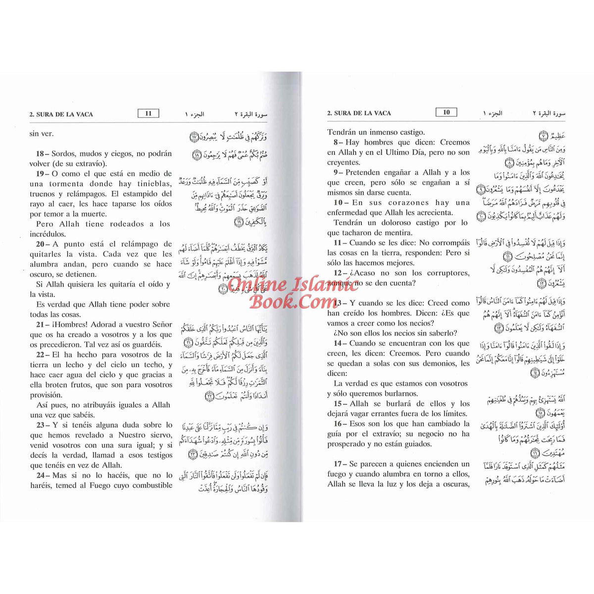 Quran In Spanish Language Del Noble Coran Arabic To Spanish Translation By Abdel Ghani Melara Navio
