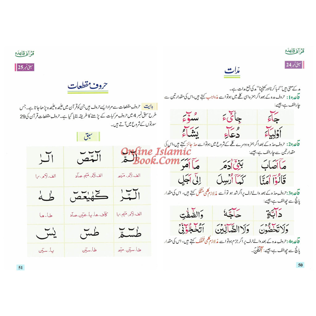 Qurani Qaida Or Noorani Qaida Urdu Language By Muhammad Idris
ISBN: 9786035000246