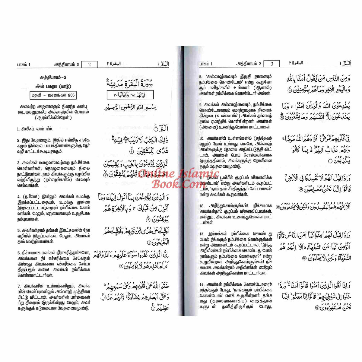 Quran in Tamil Language Arabic To Tamil Translation
ISBN: 9786035000307