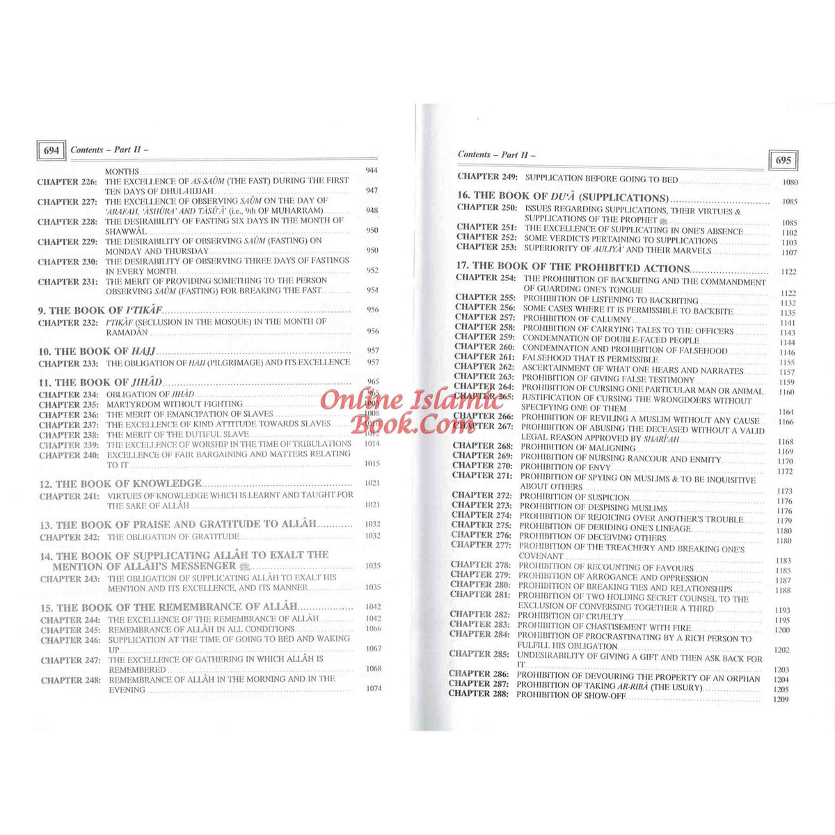 Riyad-us-Saliheen 2 Vol Set By Imam An-Nawawi
ISBN: 9781591440536