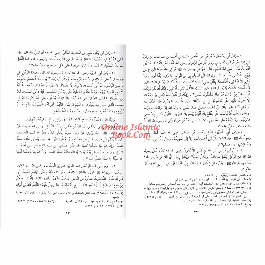 Riyad us-Saliheen Arabic Language, Large Size By Imam An-Nawawi