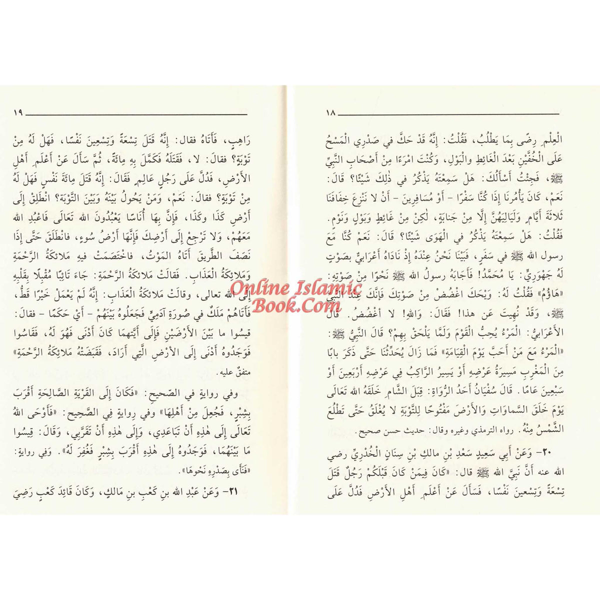 Riyad us-Saliheen (Arabic Language) Small Size