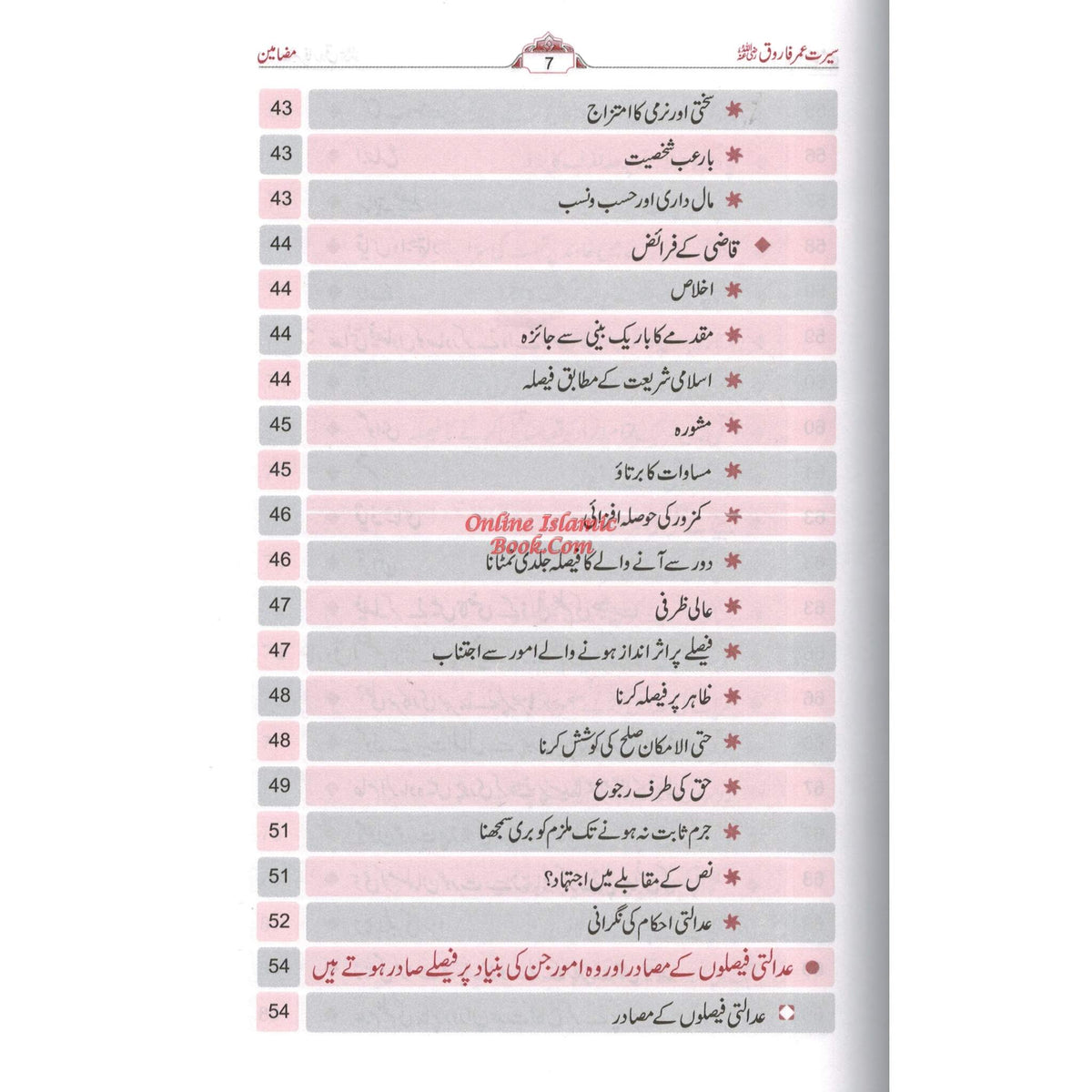 Seerat Umer Farooq 2 Vol Set (Urdu) By Dr. Ali Muhammad Sallabi
ISBN: 9786035000574