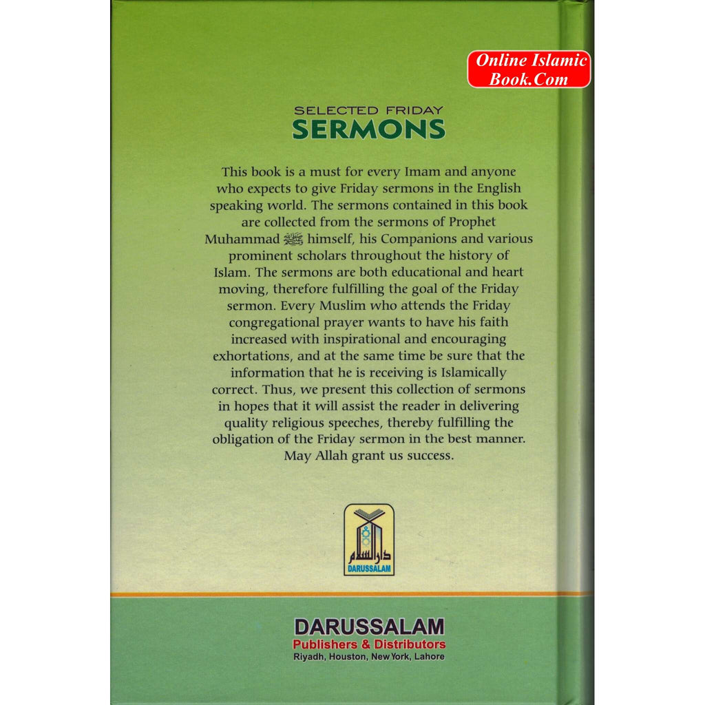 Selected Friday Sermons
ISBN: 9781591440444