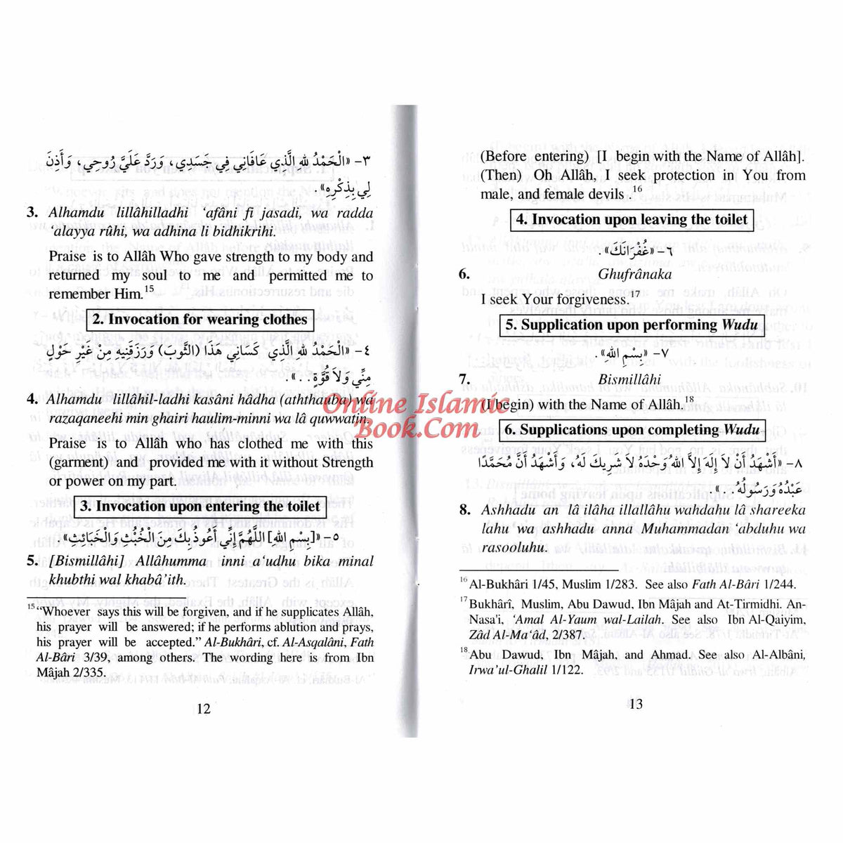 Selected Supplications for the Day and the Night ISBN: 9789960897530