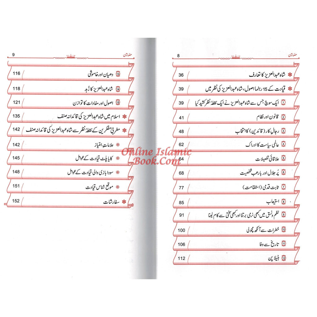 Shah Abdul Aziz Ibn Saud Ki Qiyadat O Siyasat Ke15 Rehnuma Usool : Urdu
ISBN:9789960500690