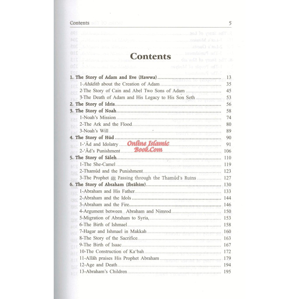 Stories of the Prophets By Hafiz Ibn Katheer