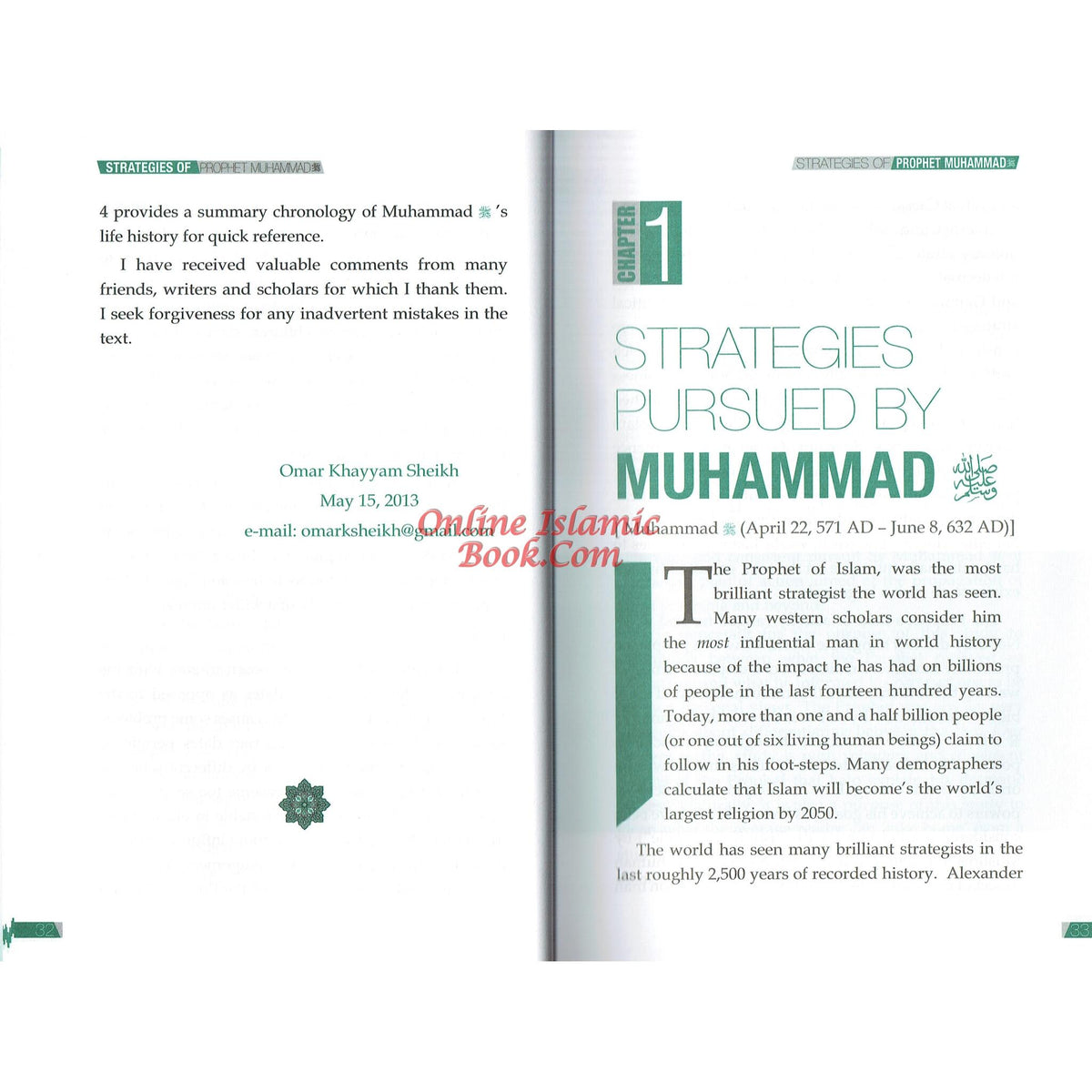 Strategies of Prophet Muhammad By Omar Khayyam Sheikh
ISBN: 9786035002462