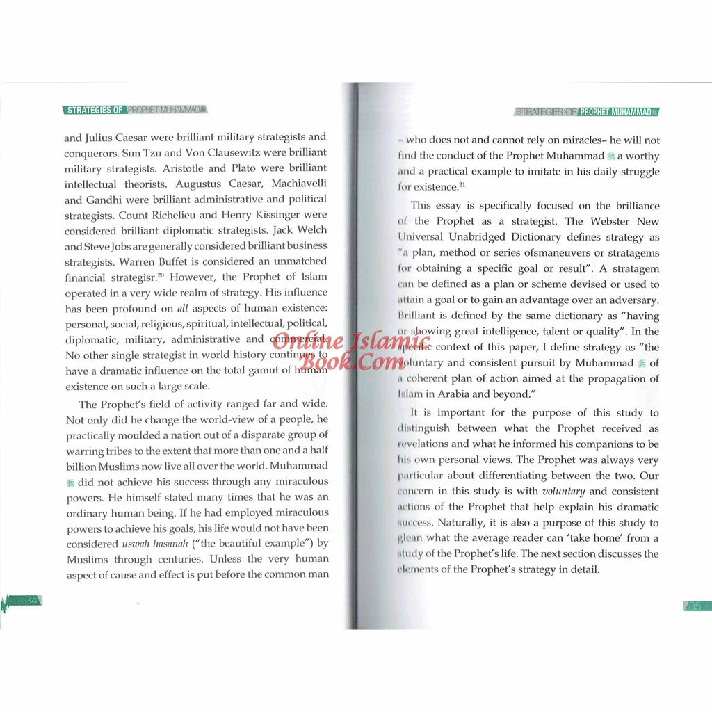 Strategies of Prophet Muhammad By Omar Khayyam Sheikh
ISBN: 9786035002462
