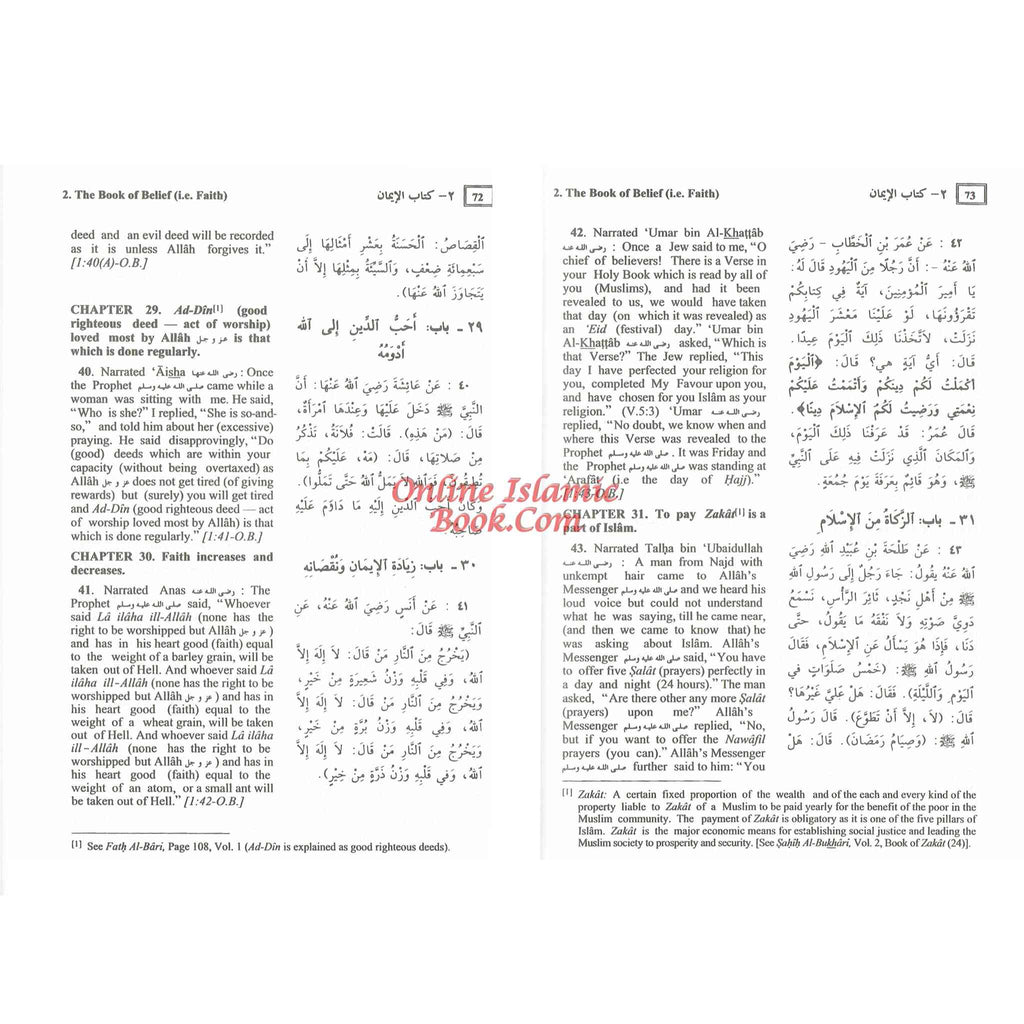 Summarized Sahih Al-Bukhari By Dr. Muhammad Muhsin Khan Medium Size ISBN: 9789960740805
