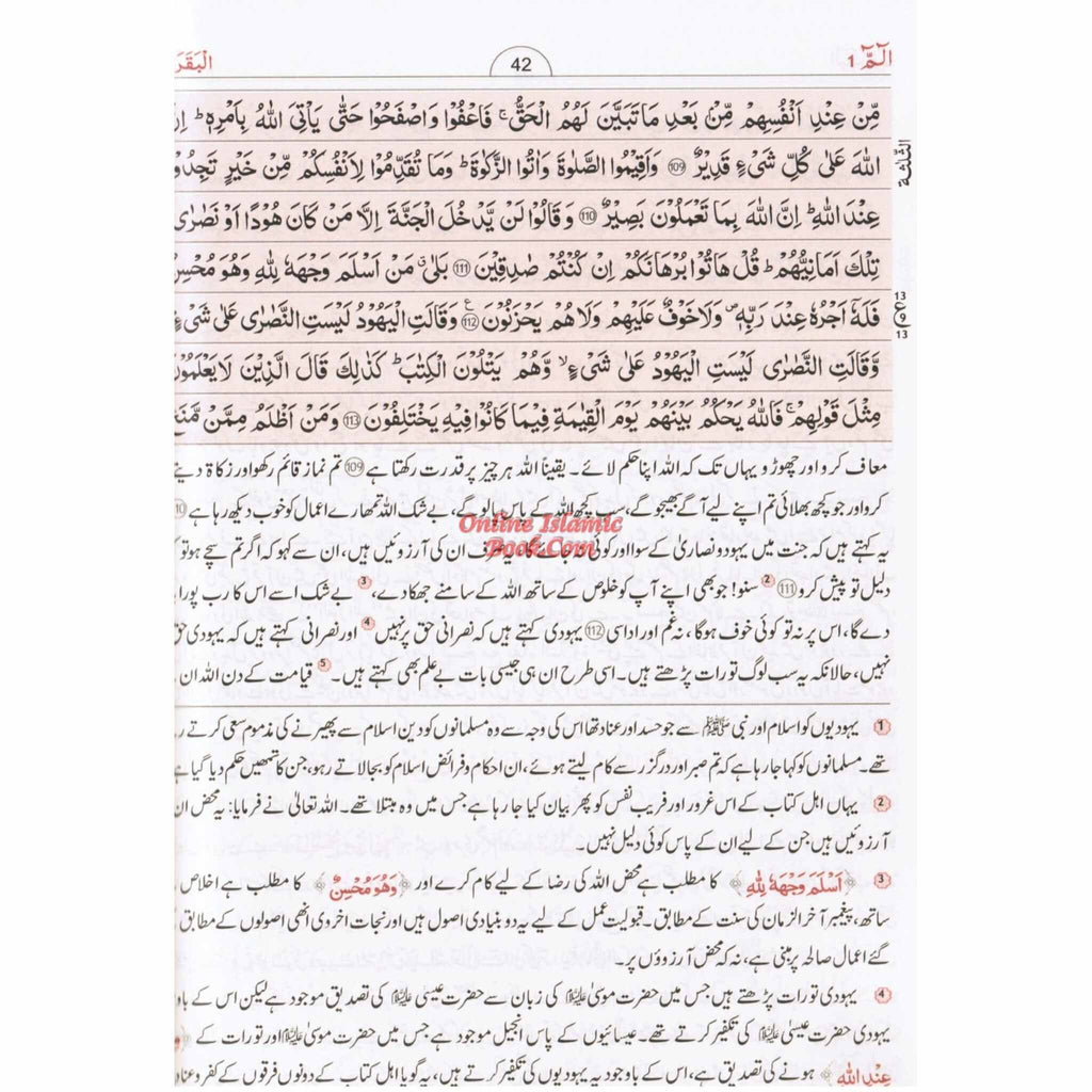 Tafseer Ahsan-ul-bayan By Hafiz Salah-ud-Din Yousaf (Arabic/Urdu) Large Size&nbsp;