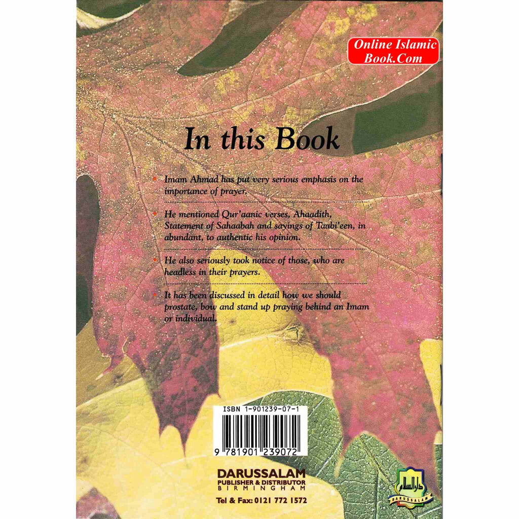The Essay Of Ahmad bin Hanbal On Prayer By Dr. Hafiz M.S.Usmani