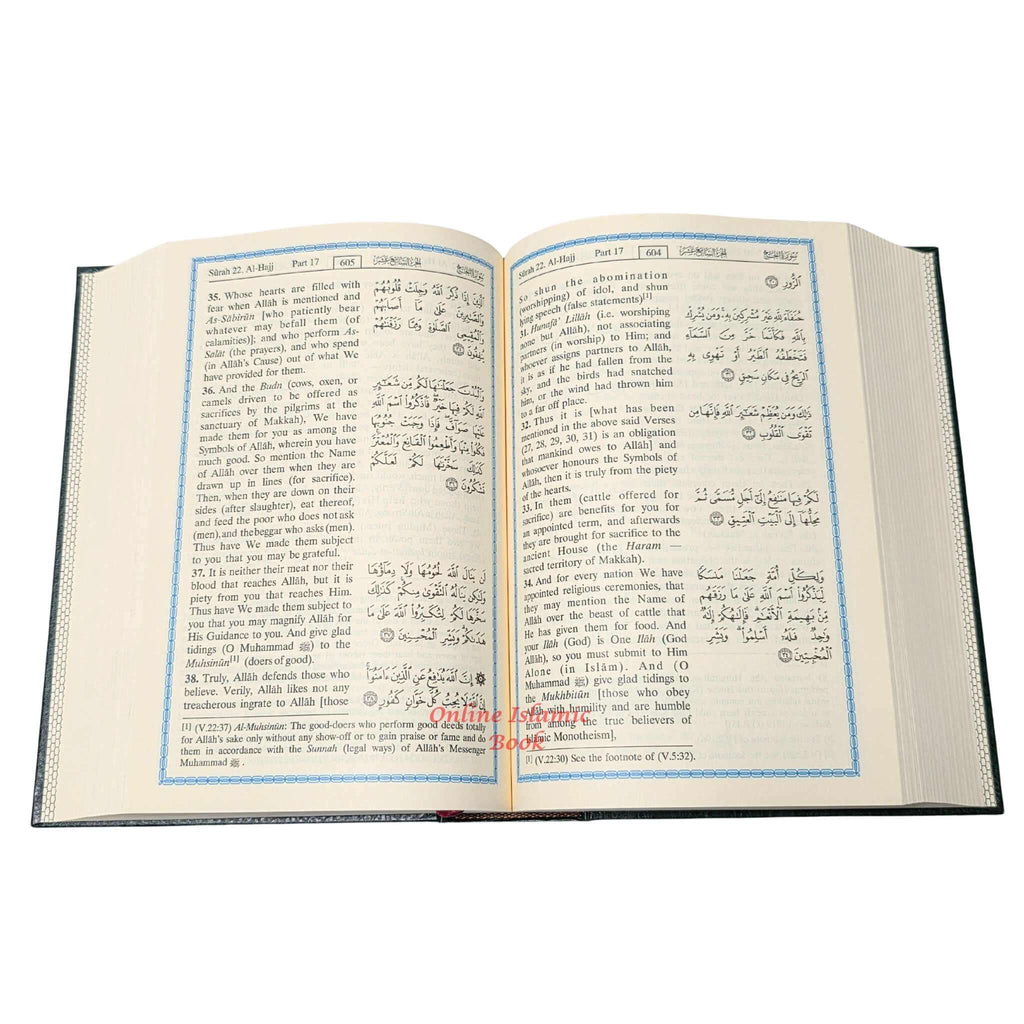 The Noble Quran Arabic and English